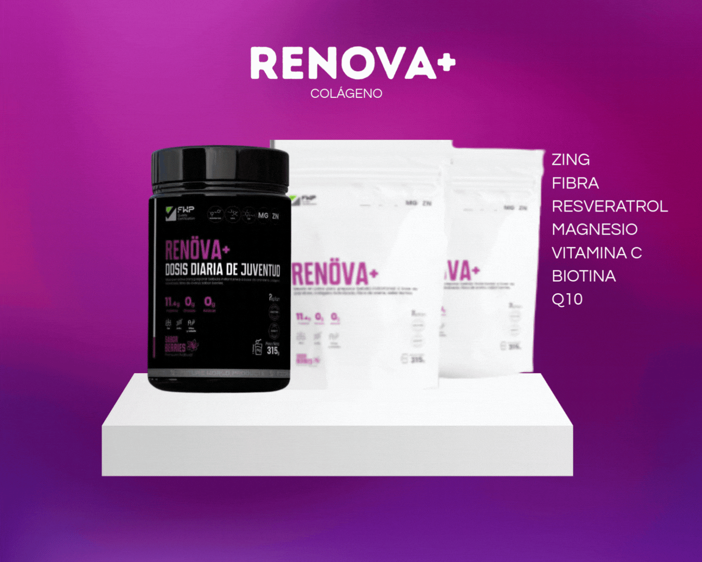 TRIPACK COLAGENO HIDROLIZADO RENOVA