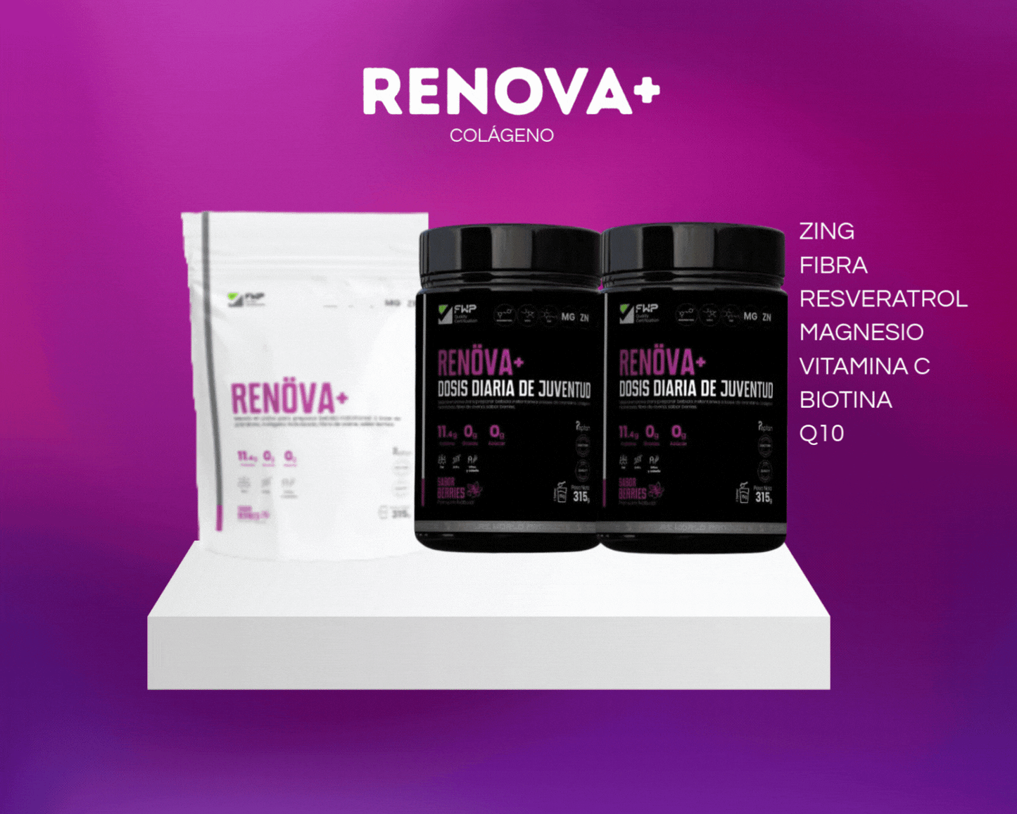 TRIPACK COLAGENO HIDROLIZADO RENOVA
